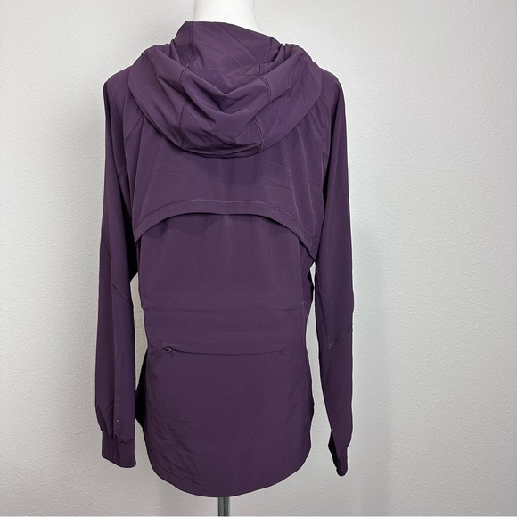 NWT! Athleta M Running Free Jacket, Purple - Picture 4 of 8
